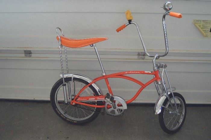 Schwinn Orange Krate banana seat bike