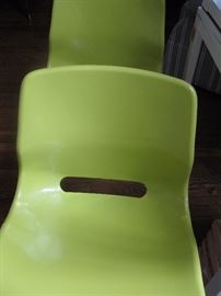 Ikea green chairs