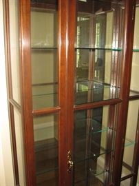 Curio cabinet - mirror back