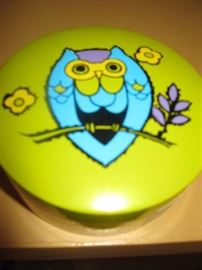 Vintage coaster set with case