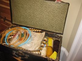 Afghan, yarn and accessories