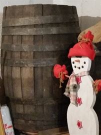 One of many Wine/Whiskey Barrels