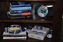 Great hardcover books, and Super Nintendo SNS-001