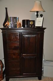 Fantastic Crate and Barrel Mahogany Chifforobe 41"w x 54.5" h x 17"d