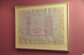 Great mixed media framed artwork