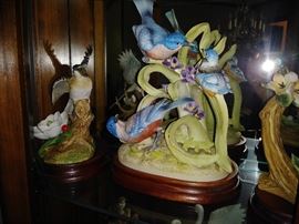 collectible bird figurines