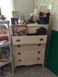 vintage painted dresser