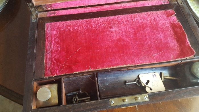 Antique Mahogany Portable Desk