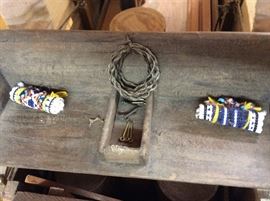 Prison Art Hand Crafted Covered Wagon