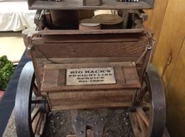 Prison Art Hand Crafted Covered Wagon