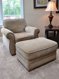 Flexsteel chair and ottoman