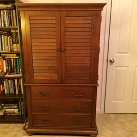 Kimball Solid Wood TV cabinet/wardrobe we have 2 of these