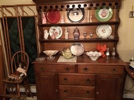 Vintage Maple hutch