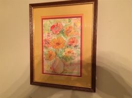 Watercolor signed Fagan