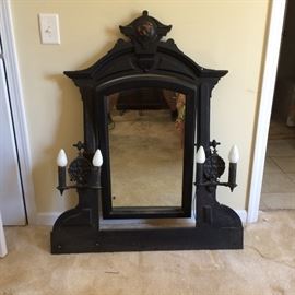 Antique Mirror w/electric lights