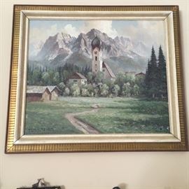 Vintage Original Art signed