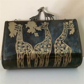 Brass Giraffes Purse