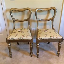 Antique Gold Chairs heavy and Strong