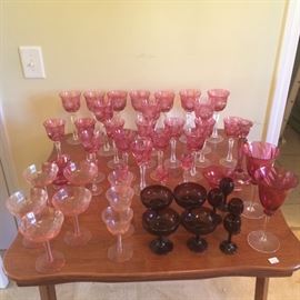 Cranberry cut to clear and Ruby Red