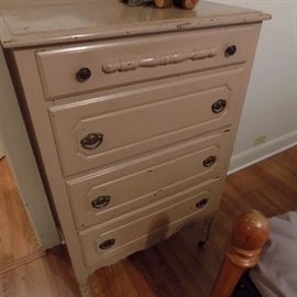 antique painted chest of drawers