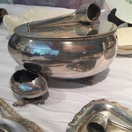 Interesting silverplate aesthetic period pieces