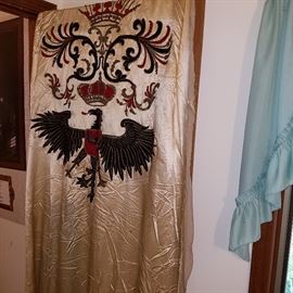 Embroidered cape.  Chet Luders worked for Western Costume Co. in Hollywood in the early 1950's.  This is from there, but no label