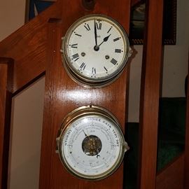 Schatz clock (not tested) and barometer/thermometer
