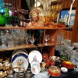 More of the china and glass