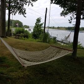 Hammock.  Check out the view down the channel toward Lake Michigan....nice!