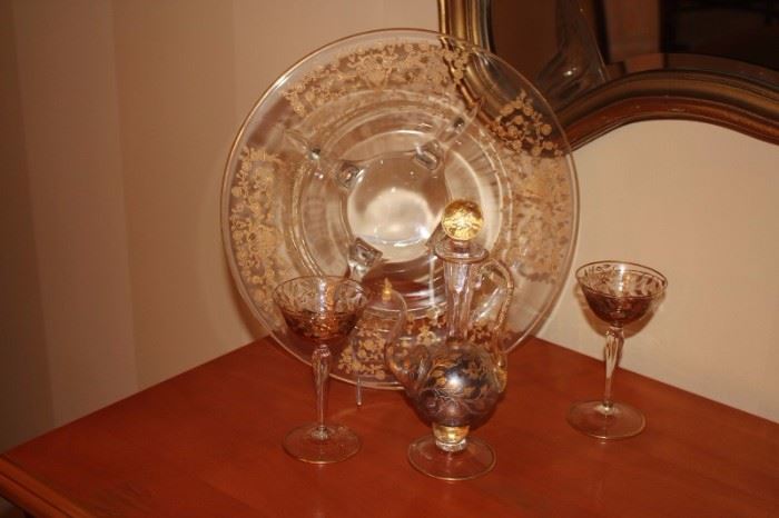 Beautiful Glass Serving Pieces