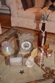 Clock and Other Decorative Items