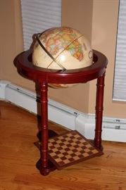 Standing Globe and Game Board