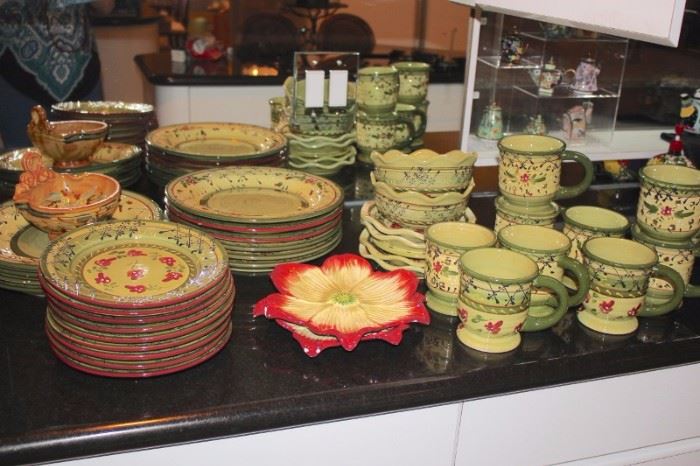 Large Set of Dishes and Accessories