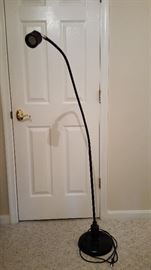 tall lamp with a bendable neck