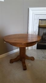 oak side table