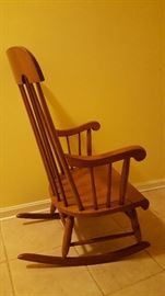 wood rocking chair