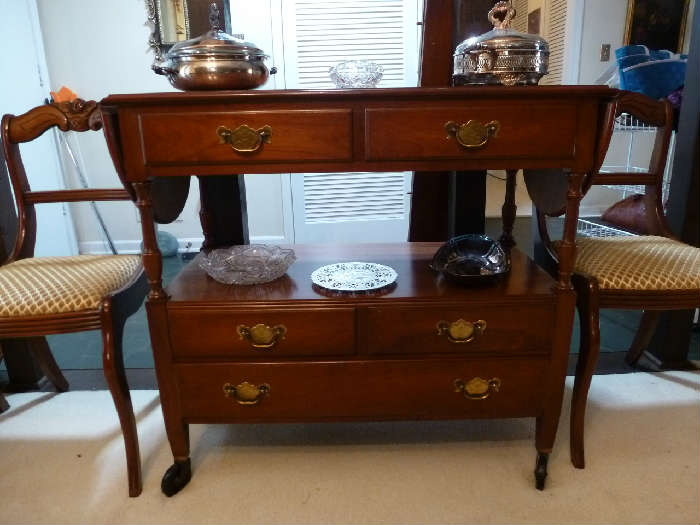 Beautiful side table. Sold as a set.