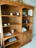 One of two matching book shelves.