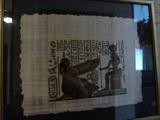 Part of the Egyptian Art Collection on fabric