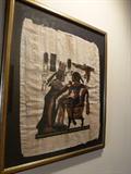 Part of the Egyptian Art Collection on fabric