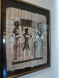 Part of the Egyptian Art Collection on fabric