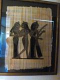 Part of the Egyptian Art Collection on fabric