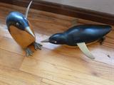 Stoneware penquins
