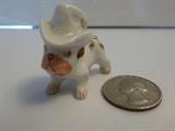 Miniature porcelain dog