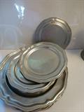 Many Pewter pieces