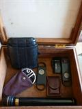 Cigar box and misc.