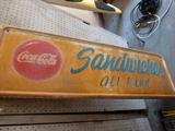 Vintage Coca-cola Sandwich sign