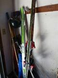 Skis and hockey sticks