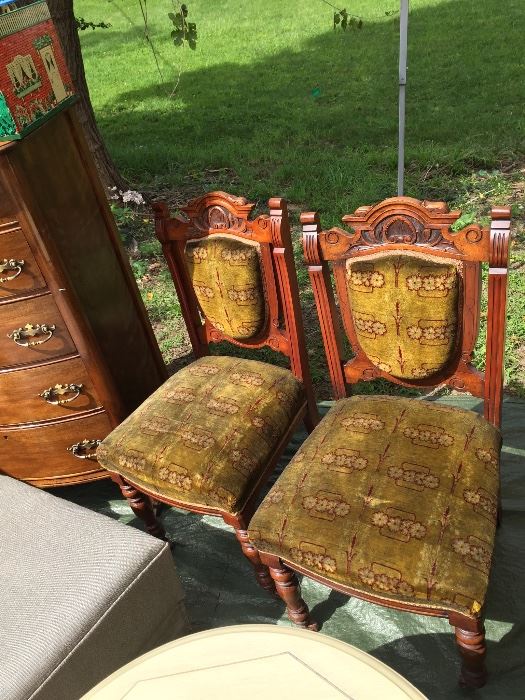 2 Antique chairs, $50 each