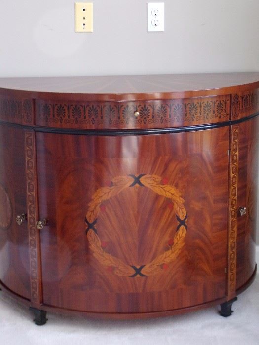 Empire Craftsman - Stunning Half Circle Sideboard Buffet Cabinet